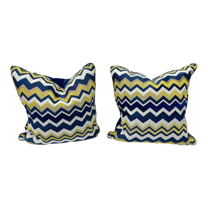 vintage custom chevron style pillows pr 1083