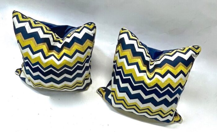 vintage custom chevron style pillows pr 4344