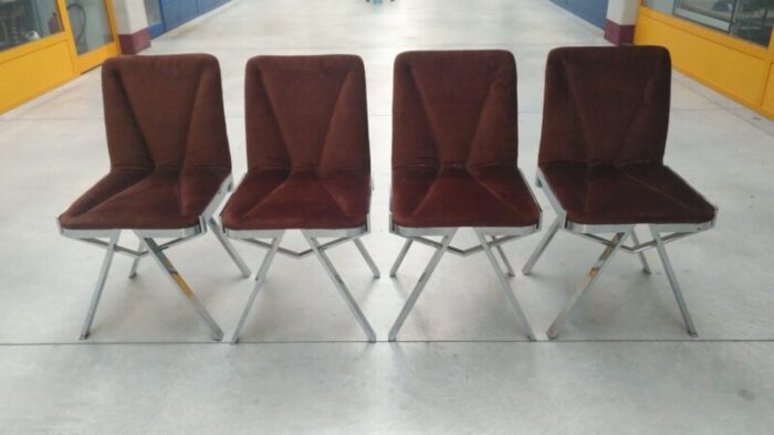 vintage dining chairs 1970s set of 4 1 1