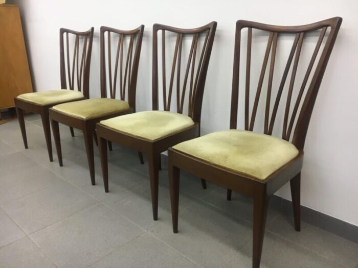 vintage dining chairs by a a patijn 1950s set of 4 2