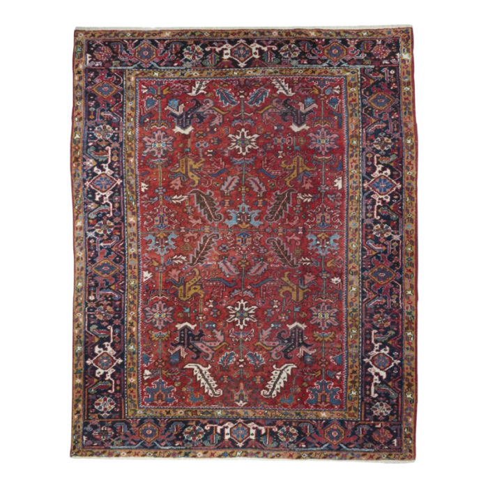 vintage heriz rug 7 x 810 0283