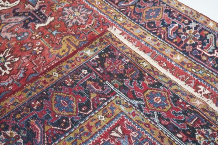 vintage heriz rug 7 x 810 2915