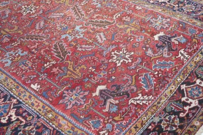 vintage heriz rug 7 x 810 4549