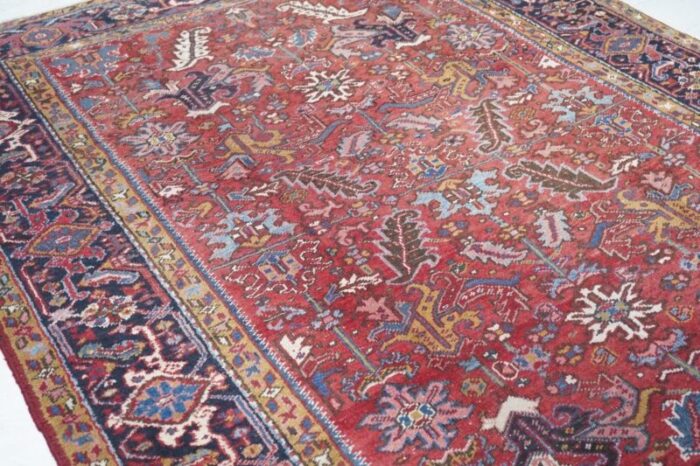 vintage heriz rug 7 x 810 5210