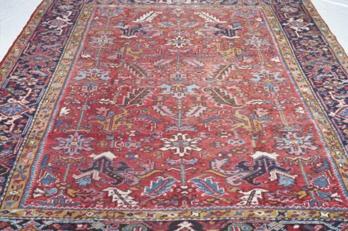 vintage heriz rug 7 x 810 8409