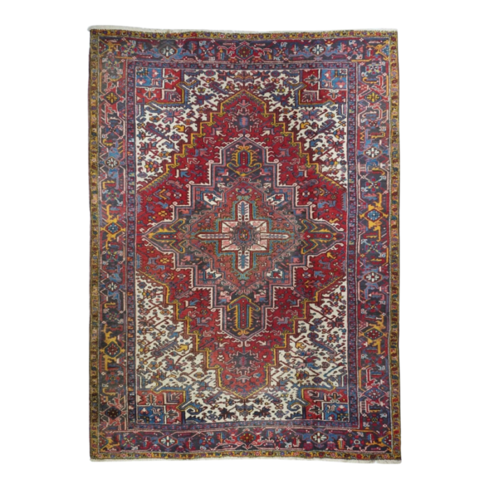 vintage heriz rug 710 x 1011 9423