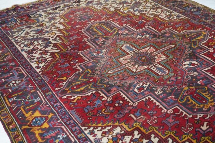 vintage heriz rug 710 x 1011 9786