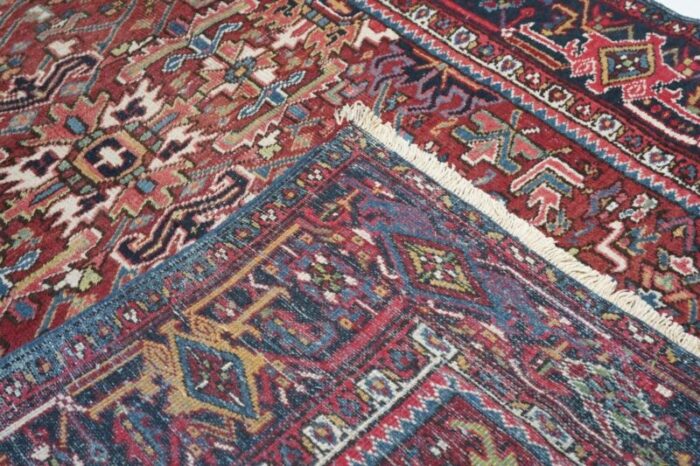 vintage heriz rug 73 x 109 0179