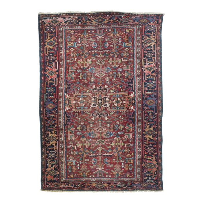 vintage heriz rug 73 x 109 1261