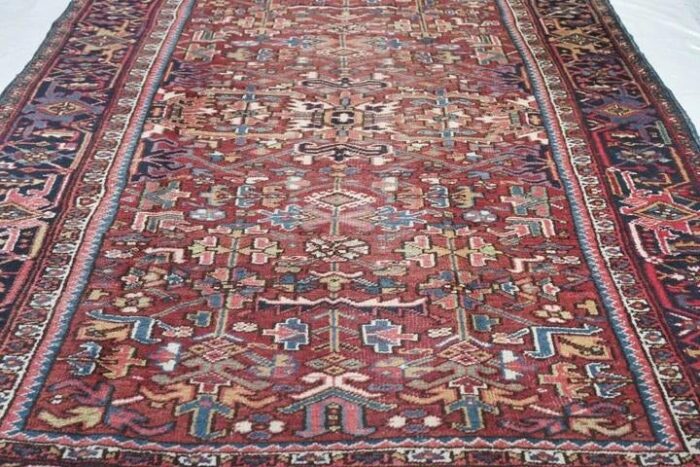 vintage heriz rug 73 x 109 8545