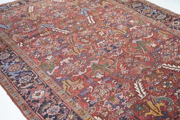 vintage heriz rug 74 x 108 1892