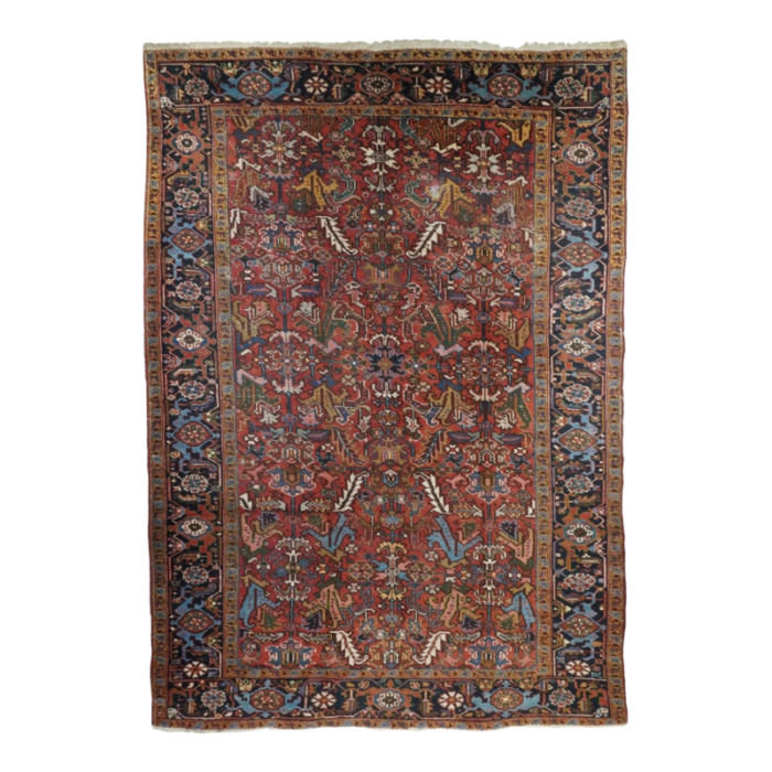 vintage heriz rug 74 x 108 1958