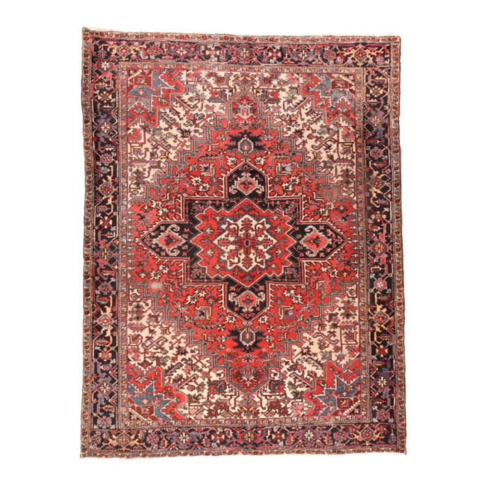 vintage heriz rug 9 x 1110 0707