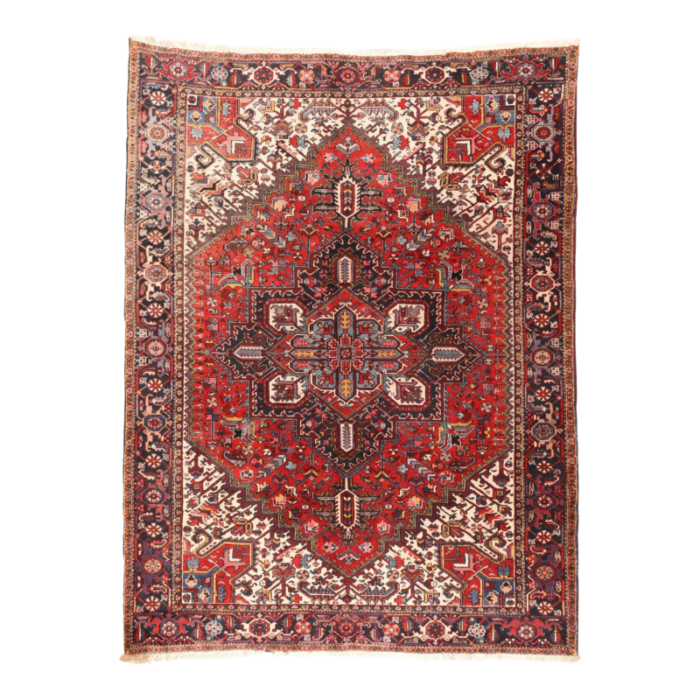 vintage heriz rug 91 x 1110 9386