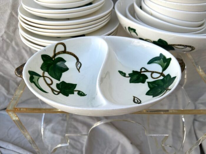 vintage ivy print dinnerware set of 33 3421