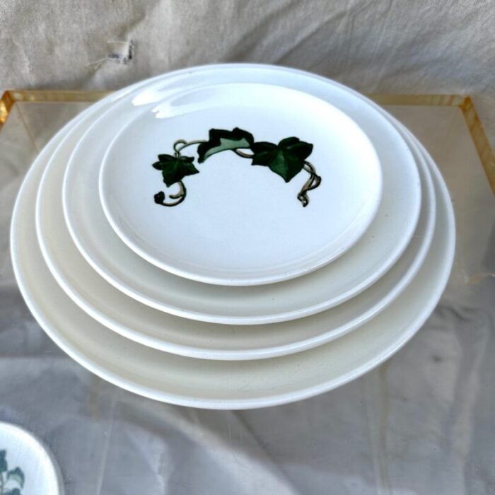 vintage ivy print dinnerware set of 33 7011