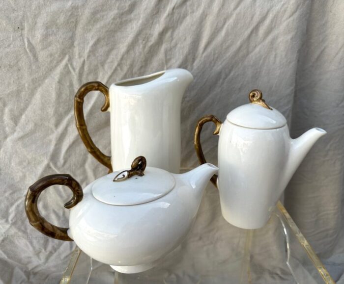 vintage ivy print serving set of 3 7996