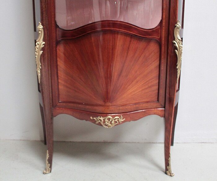 vintage louis xv style rosewood cabinet 4