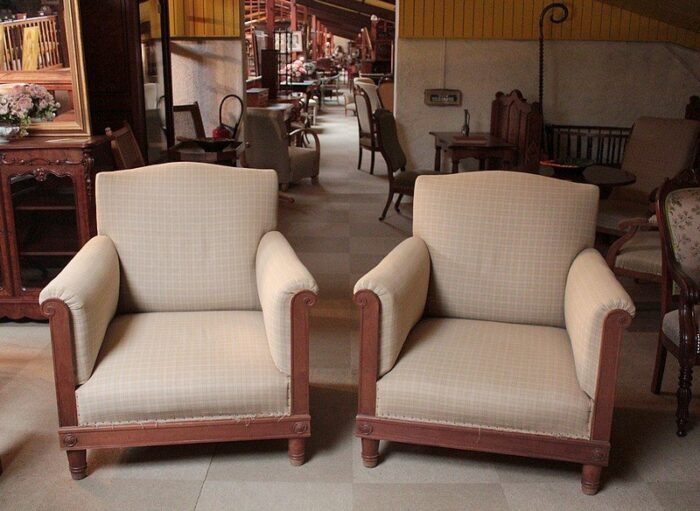 vintage mahogany armchairs set of 2 4