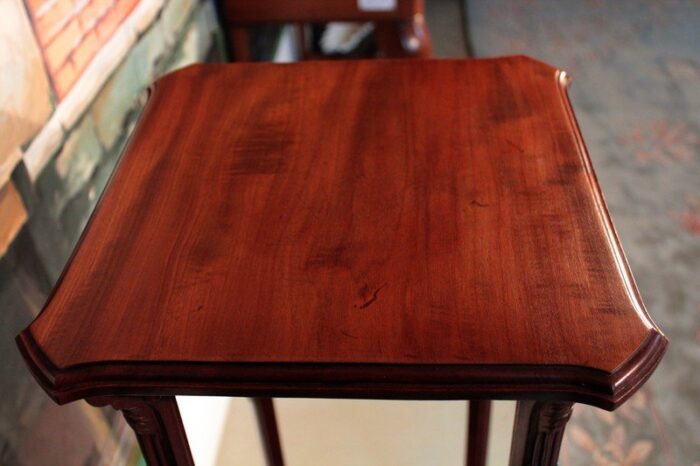 vintage mahogany side table 1920s 4