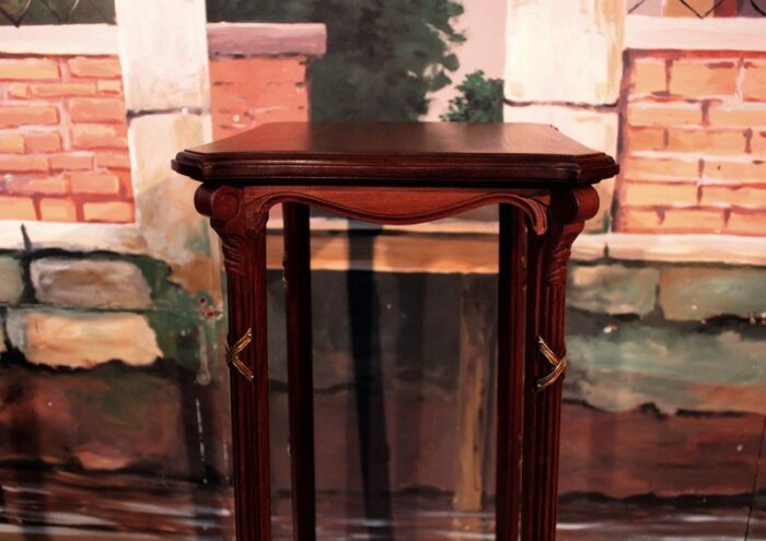 vintage mahogany side table 1920s 5