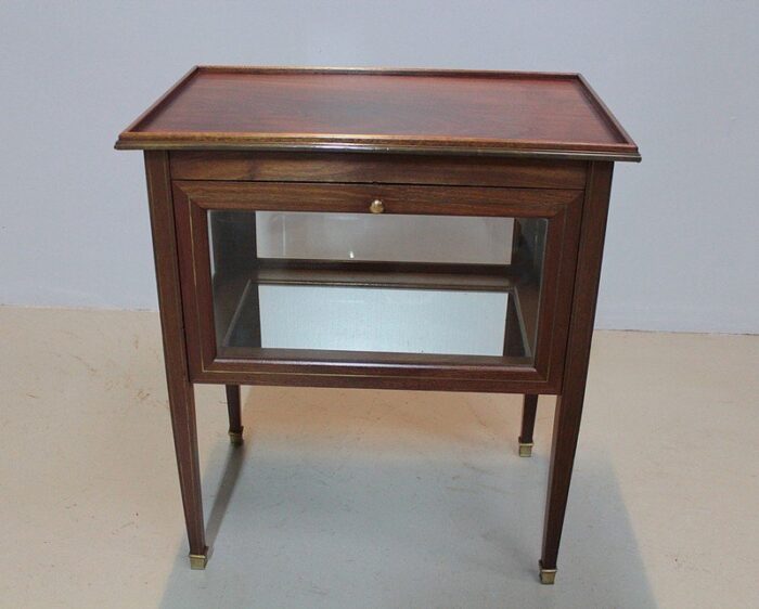 vintage mahogany tea table 2