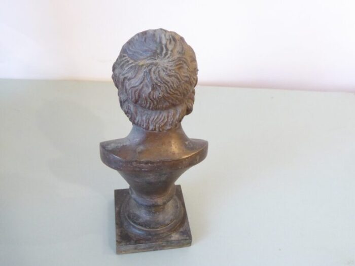 vintage metal bust of homer 3000