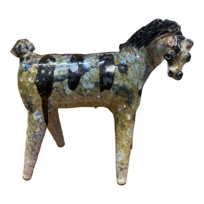 vintage mid 20th century alfaraz ceramics horse sculpture 9878