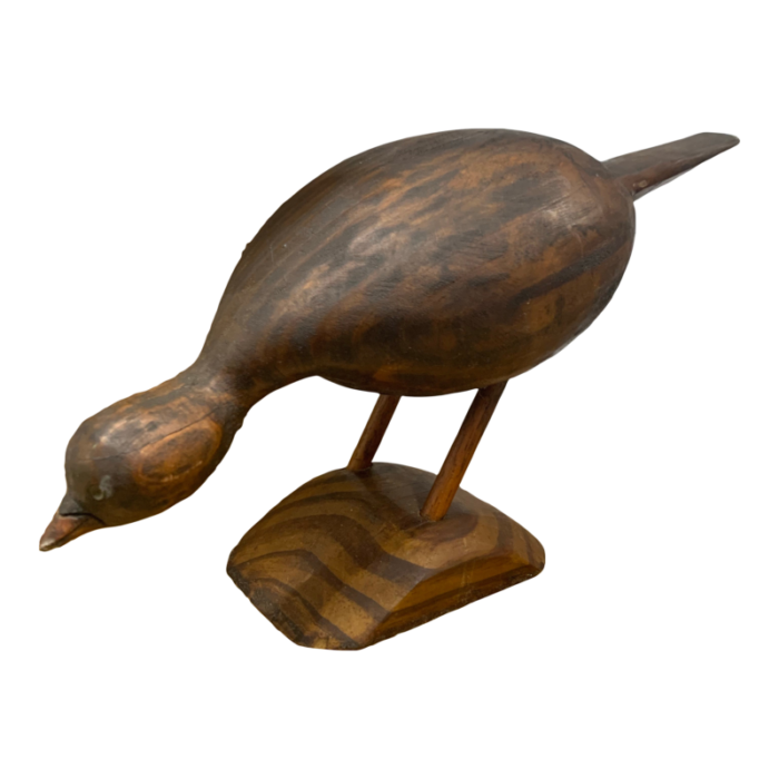 vintage mid 20th century carved folk art bird 7618