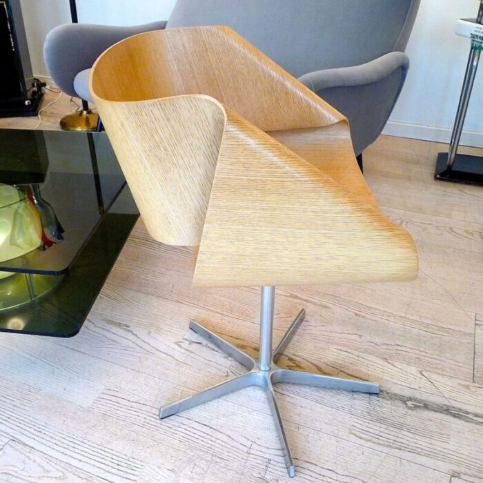 vintage plywood ribbon rocking chair by franca stagi 4