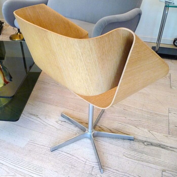 vintage plywood ribbon rocking chair by franca stagi 5