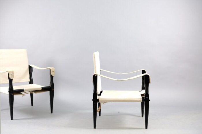 vintage safari lounge chairs by wilhelm kienzle for wohnbedarf set of 2 12