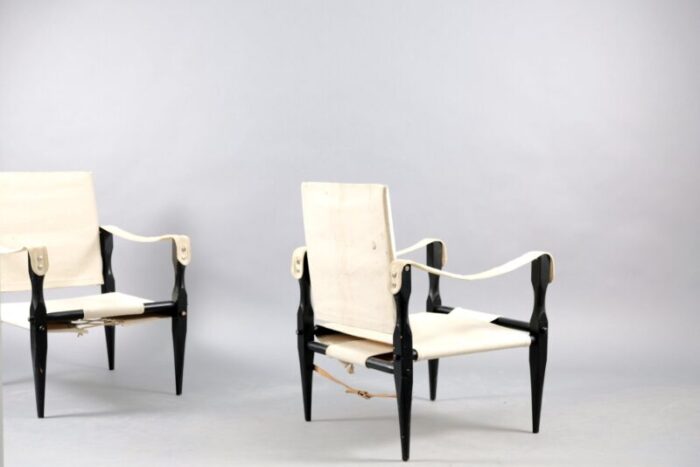 vintage safari lounge chairs by wilhelm kienzle for wohnbedarf set of 2 13