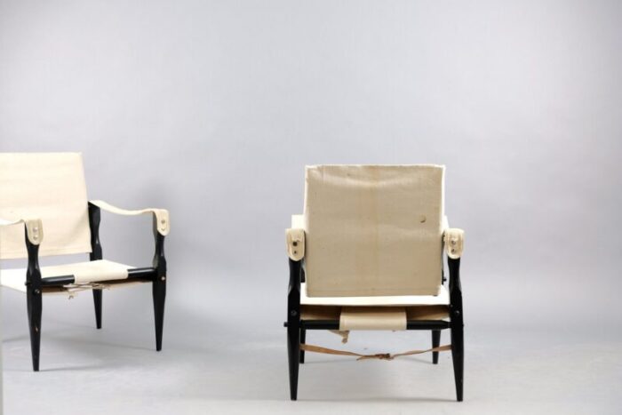 vintage safari lounge chairs by wilhelm kienzle for wohnbedarf set of 2 4