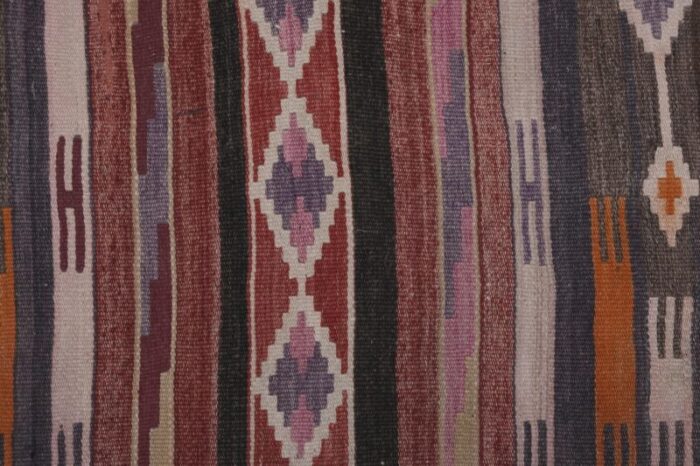 vintage turkish kilim runner rug 27 x 106 2458