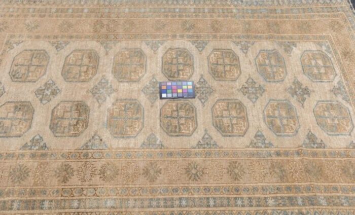 vintage turkmen rug 44 x 63 9689