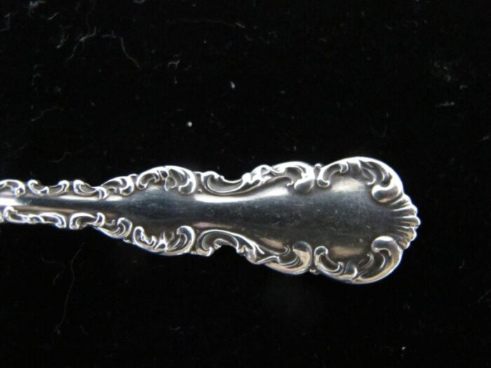 whiting gorham sterling silver louis xv strawberry 3 tine fork set of 4 9951