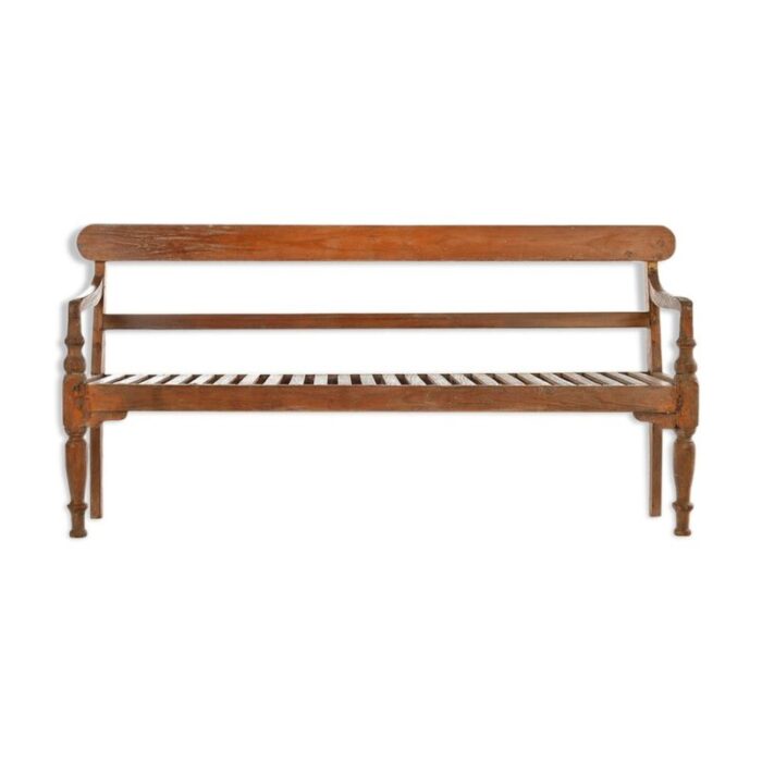 wooden bench 1940s 1