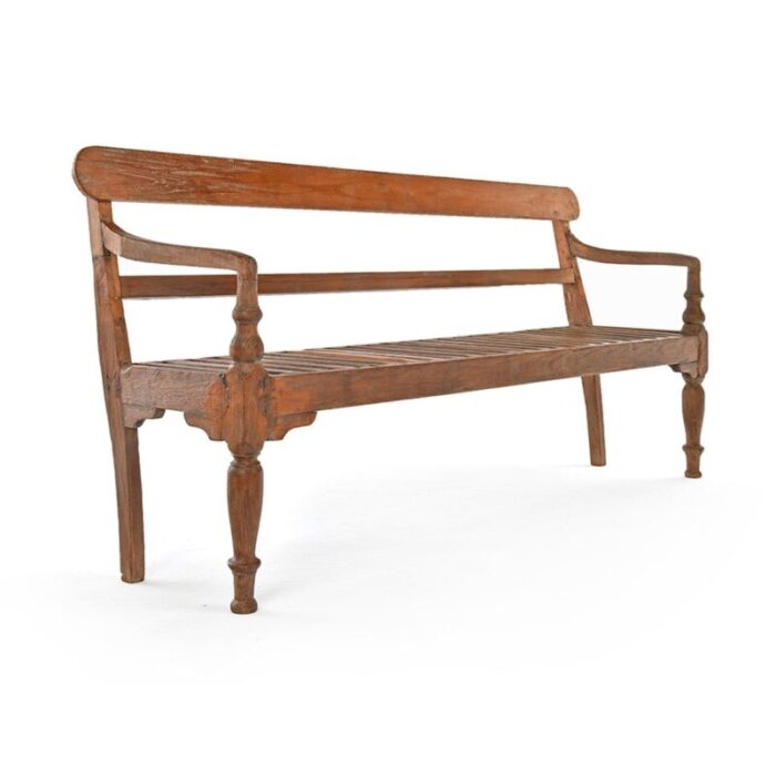 wooden bench 1940s 5