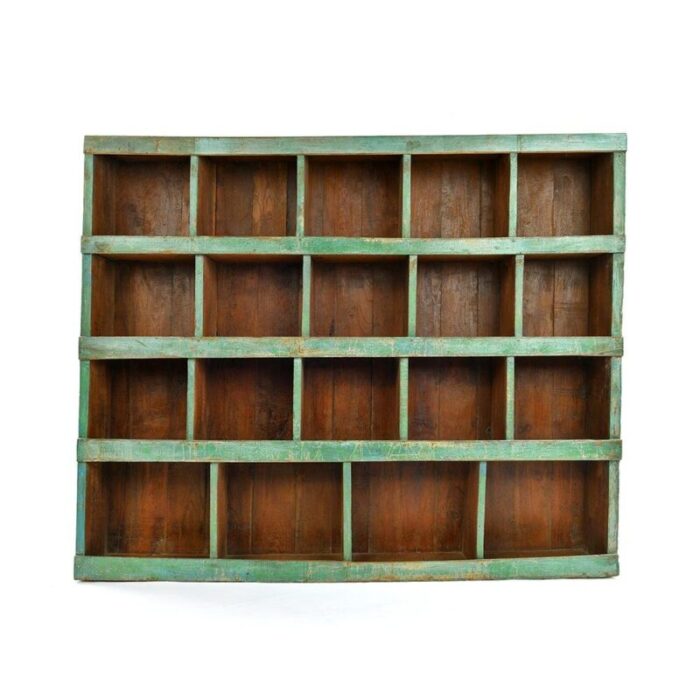 wooden workshop furniture with 19 compartments 1