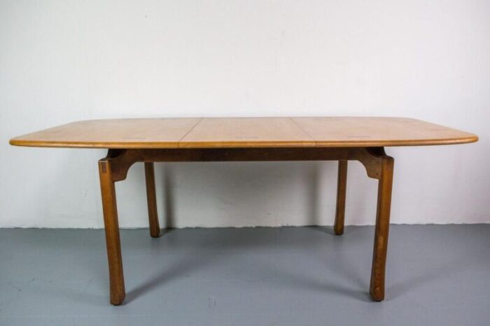 woodworking studio dining table by ejner pagh 1960s 8