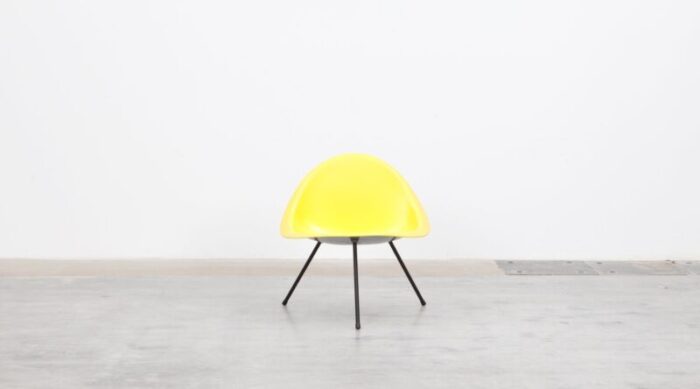 yellow aluminum side chair from gallery sean kelly 3