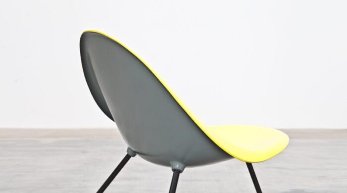 yellow aluminum side chair from gallery sean kelly 6